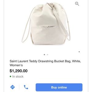 “Teddy” Saint Laurent bucket bag - like new